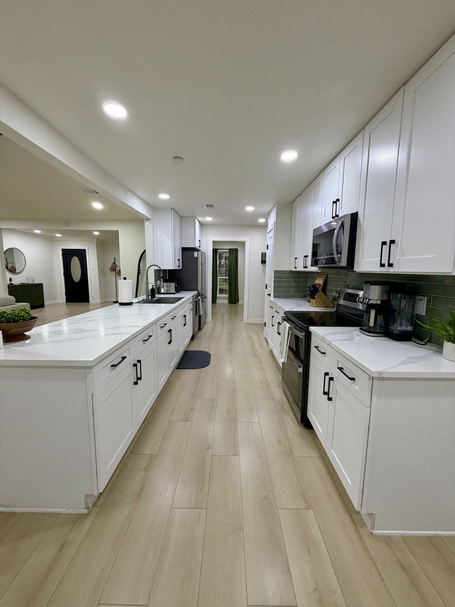 Kitchen, wide view