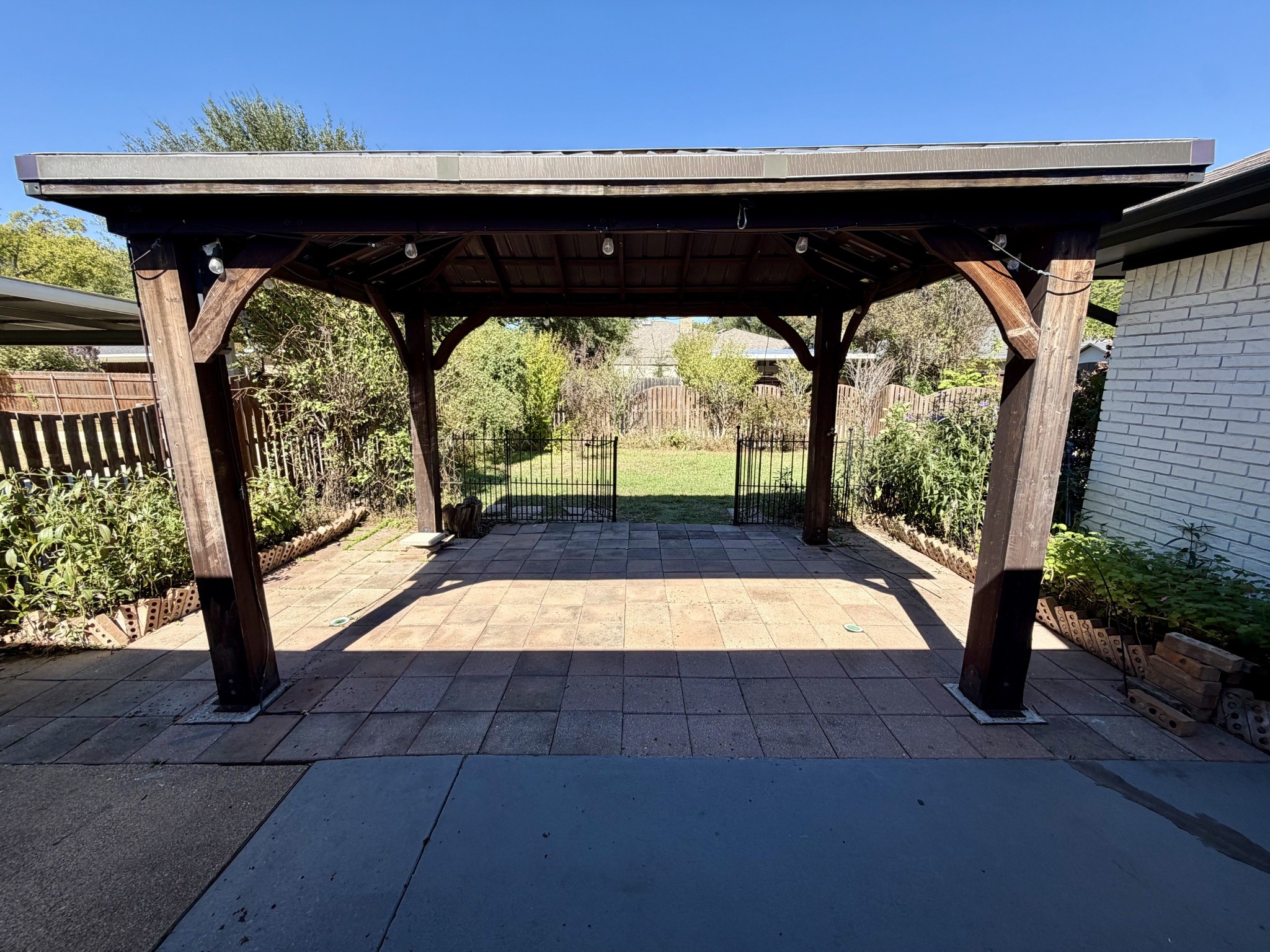 Covered patio